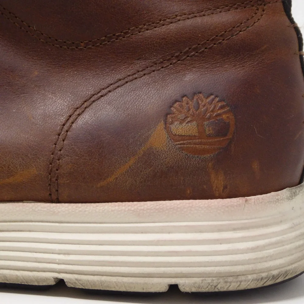 Timberland Mens Killington Chukka Boots Brown Navy A1IX4 Size 14